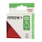 Arrow Fastener Light Duty Staples, 23 ga, Wide Crown, 3/8 in Leg L, Steel 276 - alternate 4